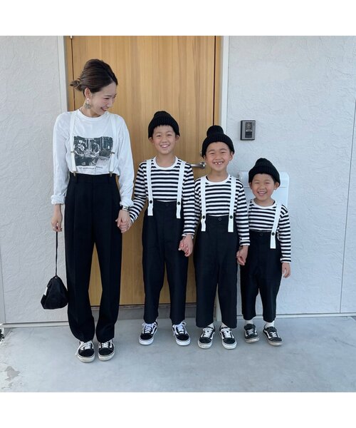 BREEZE by saori(ブリーズバイサオリ)の「WEB限定 サロペット【BREEZE by saori】(サロペット/オーバーオール・キッズ・ブラック/カーキ・150cm/90cm/110cm/100cm/130cm/120cm/140cm)」の6枚目の写真