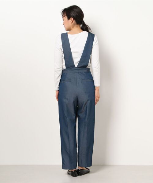 Te chichi(テチチ)の「コンビネゾン(つなぎ/オールインワン・レディース・ネイビー/モカ/ベージュ・MEDIUM/SMALL)」の6枚目の写真