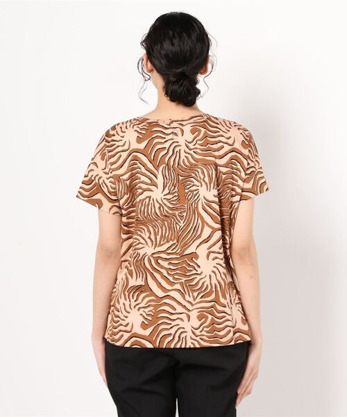 MAISON SCOTCH（メゾンスコッチ）の「プリントTシャツ【162858】（Tシャツ/カットソー・レディース・ブラウン系その他・SMALL/MEDIUM）」の2枚目の写真