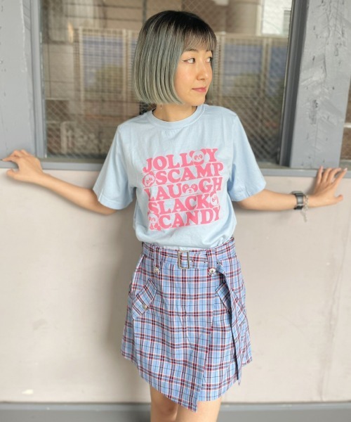 Candy Stripper（キャンディストリッパー）の「VARIOUS CANDY Tシャツ（Tシャツ/カットソー・レディース・オフホワイト/ブラック/ライム/ライトブルー・4/2/3）」の4枚目の写真