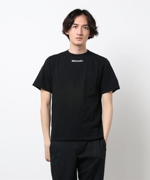 GOODENGOOSE　ゴールデングース　Tシャツ　ブラック×シルバー GOLDEN GOOSE（ゴールデングース）の「GOLDEN GOOSE T-shirt
