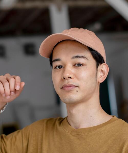 coen(コーエン)の「カラーベースボールキャップ2(キャップ・メンズ・ライトピンク/イエロー・FREE)」の3枚目の写真