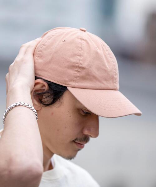 coen(コーエン)の「カラーベースボールキャップ2(キャップ・メンズ・ライトピンク/イエロー・FREE)」の5枚目の写真