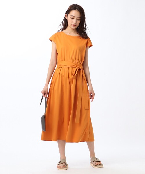 ノースリーブワンピース ワンピース Untitled アンタイトル のファッション ウエストゴム ワンピース ドレス 洗える ワンピース L