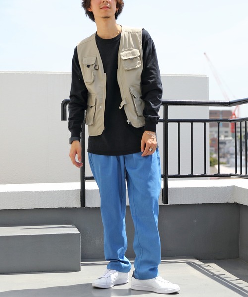 8(eight)(エイト)の「フィッシングベスト(ベスト・メンズ・チャコールグレー/ベージュ/カーキ/ダークグレー/チャコール・MEDIUM/X-LARGE/LARGE/XX-LARGE)」の10枚目の写真