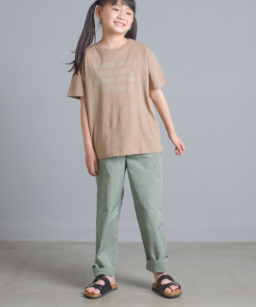 OMNES Another Edition（オムネス アナザーエディション）の「キッズ 高密度ツイルベイカーパンツ（その他パンツ・キッズ・ブラック/アイボリー/ライトカーキ・100/110/120/130/140）」の11枚目の写真