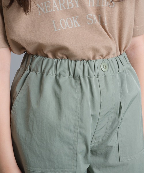 OMNES Another Edition（オムネス アナザーエディション）の「キッズ 高密度ツイルベイカーパンツ（その他パンツ・キッズ・ブラック/アイボリー/ライトカーキ・100/110/120/130/140）」の14枚目の写真