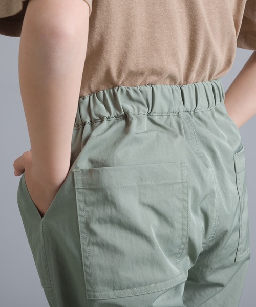 OMNES Another Edition（オムネス アナザーエディション）の「キッズ 高密度ツイルベイカーパンツ（その他パンツ・キッズ・ブラック/アイボリー/ライトカーキ・100/110/120/130/140）」の17枚目の写真