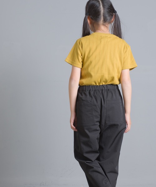 OMNES Another Edition（オムネス アナザーエディション）の「キッズ 高密度ツイルベイカーパンツ（その他パンツ・キッズ・ブラック/アイボリー/ライトカーキ・100/110/120/130/140）」の9枚目の写真