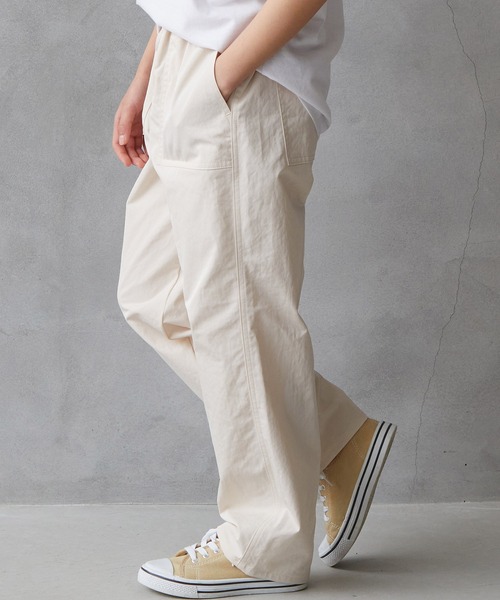 OMNES Another Edition（オムネス アナザーエディション）の「キッズ 高密度ツイルベイカーパンツ（その他パンツ・キッズ・ブラック/アイボリー/ライトカーキ・100/110/120/130/140）」の20枚目の写真