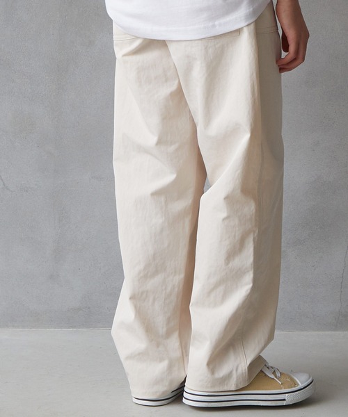 OMNES Another Edition（オムネス アナザーエディション）の「キッズ 高密度ツイルベイカーパンツ（その他パンツ・キッズ・ブラック/アイボリー/ライトカーキ・100/110/120/130/140）」の22枚目の写真