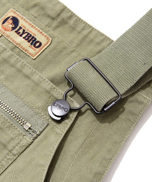 Nigel Cabourn（ナイジェルケーボン）の「Nigel Cabourn P-61 NAVAL DUNGAREE HERRINGBONE (ナイジェルケーボン )(2colors)(Men's)(80421350500)（サロペット/オーバーオール・メンズ・オリーブ/タン・48）」の13枚目の写真