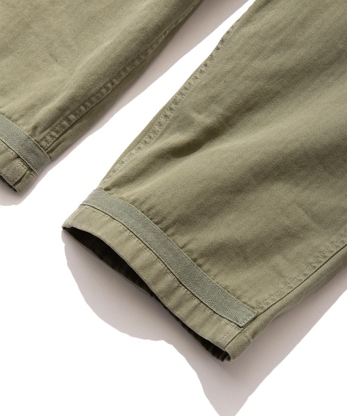 Nigel Cabourn（ナイジェルケーボン）の「Nigel Cabourn P-61 NAVAL DUNGAREE HERRINGBONE (ナイジェルケーボン )(2colors)(Men's)(80421350500)（サロペット/オーバーオール・メンズ・オリーブ/タン・48）」の18枚目の写真