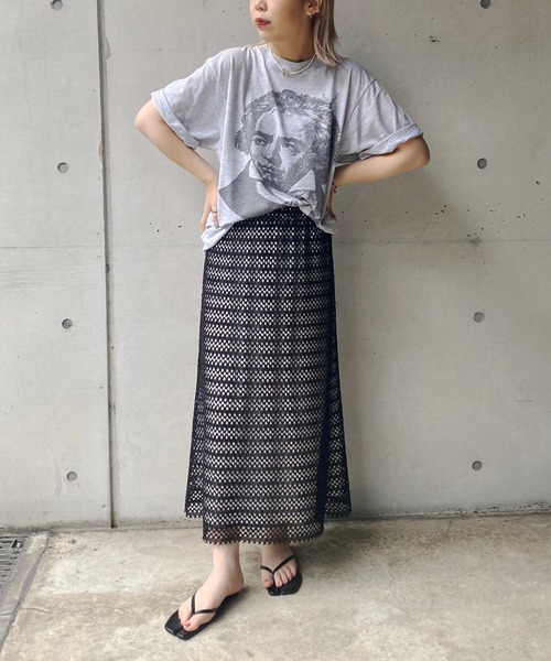 CAPRICIEUX LE'MAGE（カプリシューレマージュ）の「AIR FORCEリメイクベートーベンTシャツ（Tシャツ/カットソー・レディース・グレー・LARGE/MEDIUM）」の16枚目の写真