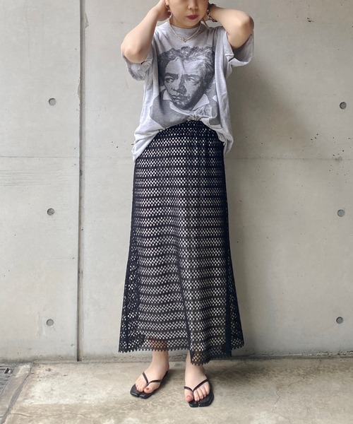 CAPRICIEUX LE'MAGE（カプリシューレマージュ）の「AIR FORCEリメイクベートーベンTシャツ（Tシャツ/カットソー・レディース・グレー・LARGE/MEDIUM）」の17枚目の写真