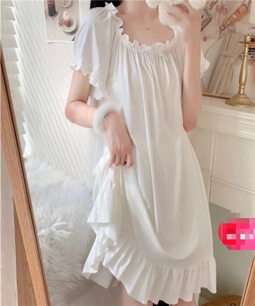 襟リボンミニワンピースルームウェア ルームウェア パジャマ Free スタイリスト のファッション Free Stylists フリー