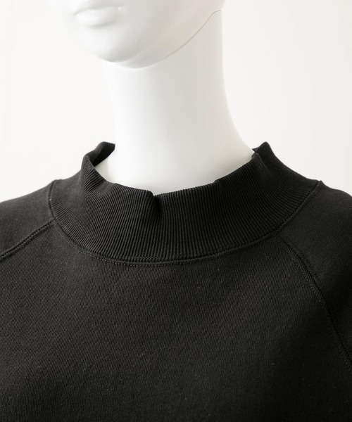 MILKFED.（ミルクフェド）の「BIG LOGO MOCK NECK SWEAT TOP（スウェット・レディース・ブラック/ホワイト/グリーン・ONE SIZE）」の10枚目の写真