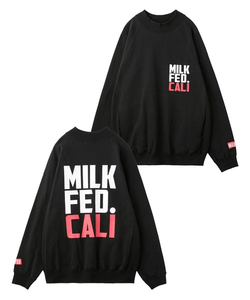 MILKFED.（ミルクフェド）の「BIG LOGO MOCK NECK SWEAT TOP（スウェット・レディース・ブラック/ホワイト/グリーン・ONE SIZE）」の18枚目の写真