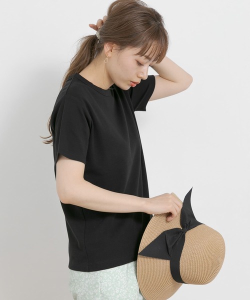 URBAN RESEARCH Sonny Label(アーバンリサーチサニーレーベル)の「ベーシックスムースコンパクトTシャツ(Tシャツ/カットソー・レディース・ホワイト/ブラック/ピンク/ミント/イエロー系その他・FREE)」の3枚目の写真