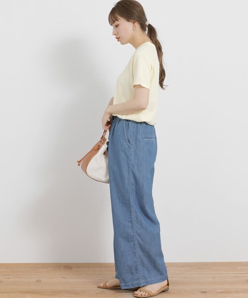 URBAN RESEARCH Sonny Label(アーバンリサーチサニーレーベル)の「ベーシックスムースコンパクトTシャツ(Tシャツ/カットソー・レディース・ホワイト/ブラック/ピンク/ミント/イエロー系その他・FREE)」の13枚目の写真