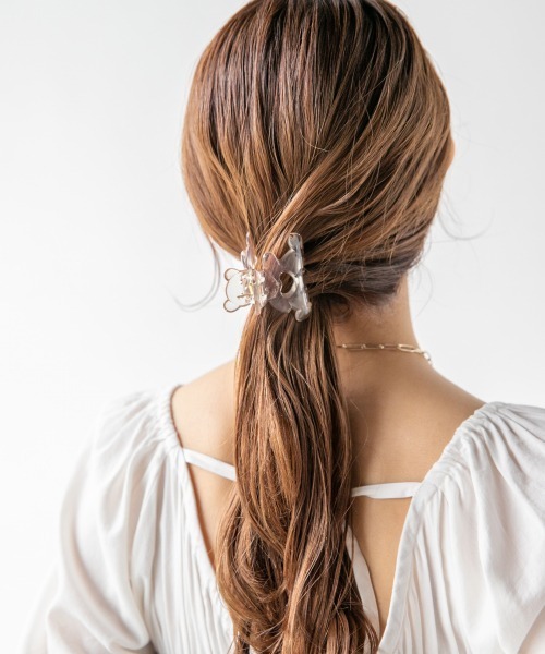 Me%（ミィパーセント）の「クマバンスクリップ（その他ヘアアクセサリー・レディース・その他/アイボリー/ブラウン/ダークブラウン・FREE）」の10枚目の写真