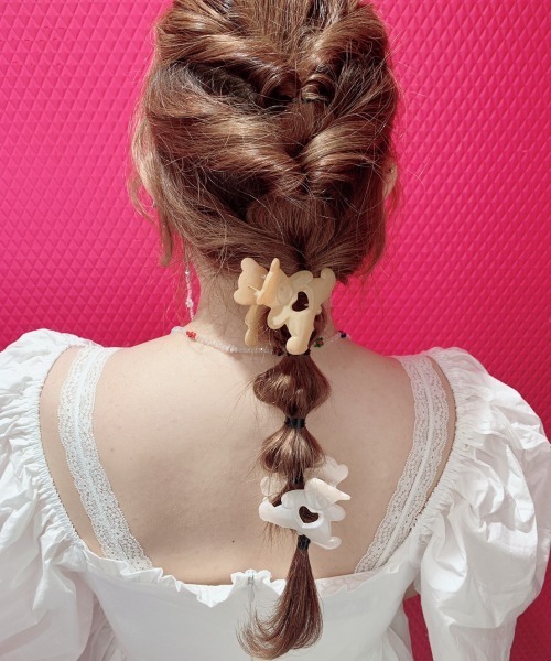 Me%（ミィパーセント）の「クマバンスクリップ（その他ヘアアクセサリー・レディース・その他/アイボリー/ブラウン/ダークブラウン・FREE）」の13枚目の写真