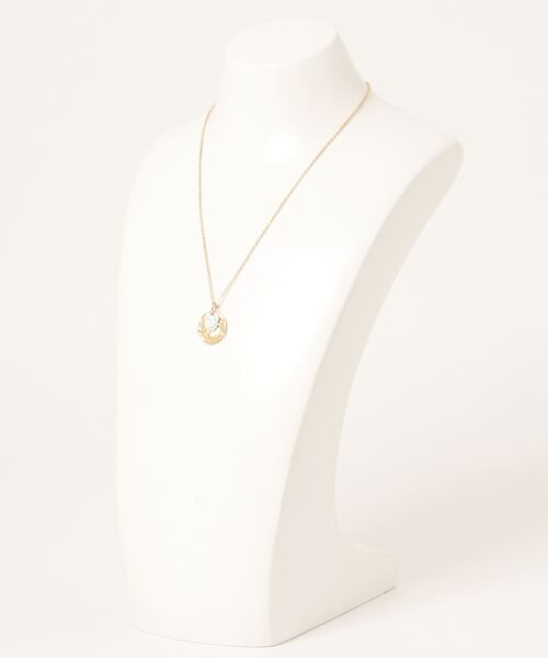 NATURAL BEAUTY BASIC（ナチュラルビューティーベーシック）の「メッキミックスコインネックレス（ネックレス・レディース・シルバー/ゴールド・ﾌﾘ-）」の4枚目の写真