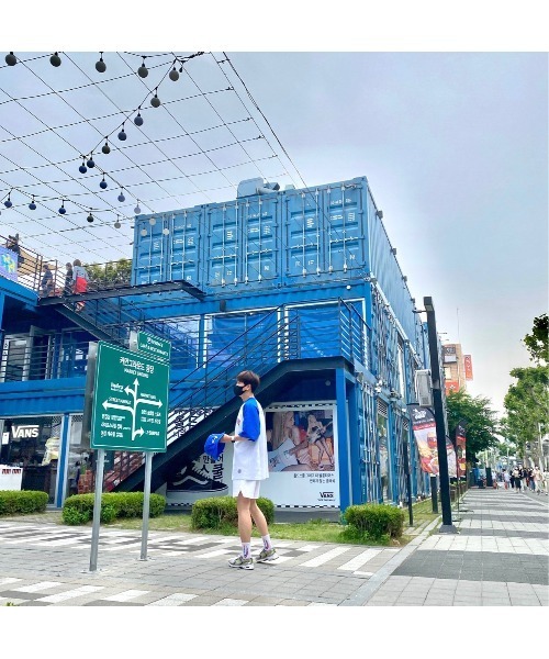 Paragraph（パラグラフ）の「『paragraph/パラグラフ』PARAGRAPH INDUSTRIAL COMPLEX RAGLAN T-SHIRT/パラグラフ ラグラン Tシャツ カットソー（Tシャツ/カットソー・メンズ・ブラック×ホワイト/ブルー・FREE）」の5枚目の写真