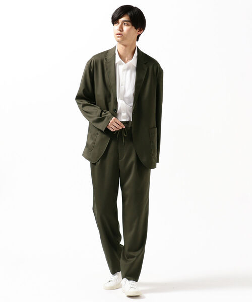 B:MING by BEAMS（ビーミングバイビームス）の「B:MING by BEAMS / NOMAD ストレッチツイル ジャケット(セットアップ対応)（テーラードジャケット・メンズ・ネイビー/ブルー系その他/ブラウン系その他3/オリーブ・44/46/48/50）」の8枚目の写真