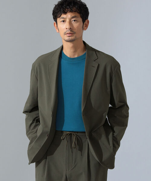 B:MING by BEAMS（ビーミングバイビームス）の「B:MING by BEAMS / NOMAD ストレッチツイル ジャケット(セットアップ対応)（テーラードジャケット・メンズ・ネイビー/ブルー系その他/ブラウン系その他3/オリーブ・44/46/48/50）」の2枚目の写真