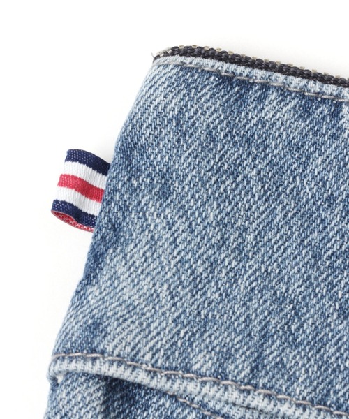 BAYFLOW（ベイフロー）の「BF DENIMティッシュポーチ（ポーチ・レディース・ブルー・0）」の4枚目の写真