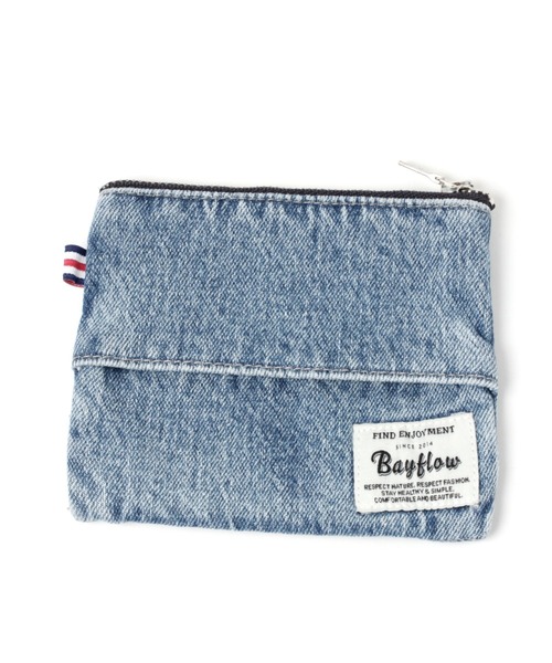 BAYFLOW（ベイフロー）の「BF DENIMティッシュポーチ（ポーチ・レディース・ブルー・0）」の9枚目の写真