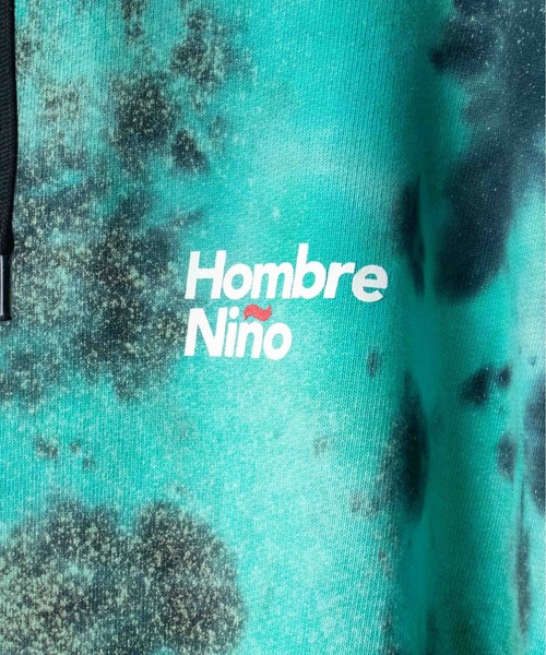 Hombre Nino（オンブレニーニョ）の「【 HOMBRE NINO / オンブレニーニョ 】 TIE DYE HOODED PULLOVER タイダイフーデッドプルオーバー（パーカー・メンズ・ブラック/ブルー・MEDIUM/LARGE）」の10枚目の写真
