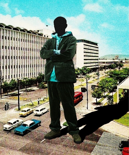 Hombre Nino（オンブレニーニョ）の「【 HOMBRE NINO / オンブレニーニョ 】 TIE DYE HOODED PULLOVER タイダイフーデッドプルオーバー（パーカー・メンズ・ブラック/ブルー・MEDIUM/LARGE）」の16枚目の写真