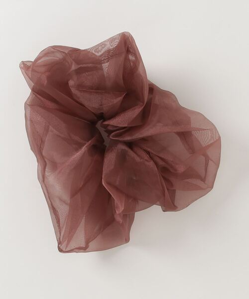 WEGO(ウィゴー)の「WEGO/スーパービッグシュシュ(シュシュ・レディース・オレンジ/ライトピンク/ライトパープル/ブラック/グリーン/ホワイト/その他1/ブラウン・FREE)」の1枚目の写真