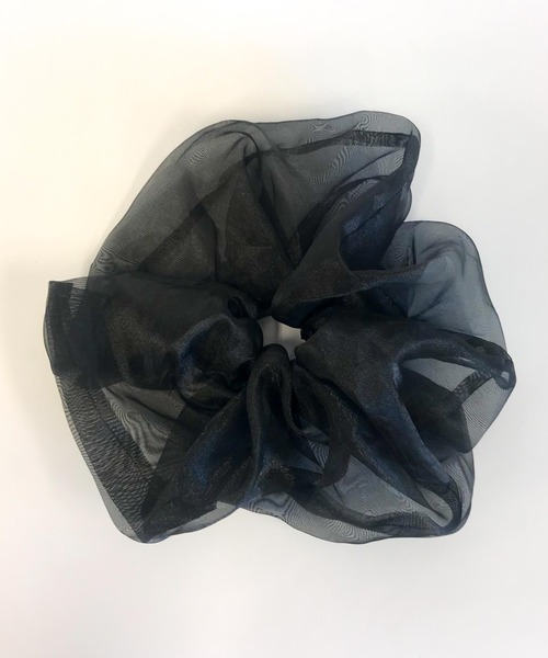 WEGO(ウィゴー)の「WEGO/スーパービッグシュシュ(シュシュ・レディース・オレンジ/ライトピンク/ライトパープル/ブラック/グリーン/ホワイト/その他1/ブラウン・FREE)」の11枚目の写真