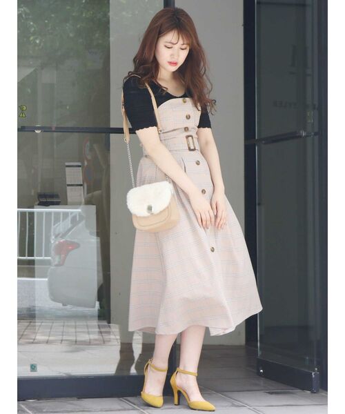 セール ブランド古着 ベアトップワンピース ワンピース Dazzlin ダズリン のファッション通販 Zozoused