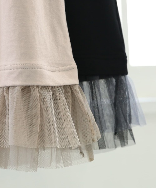 osharewalker(オシャレウォーカー)の「【廃盤】『裾チュールドッキングタンクトップ』(タンクトップ・レディース・ライトグレー/ブラック・1/2)」の18枚目の写真