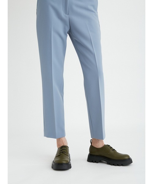 Mila Owen（ミラオーウェン）の「後ろゴムテーパードパンツ（スラックス・レディース・ダークネイビー/ピンク/ブルー/アイボリー・2/0/00/1）」の8枚目の写真