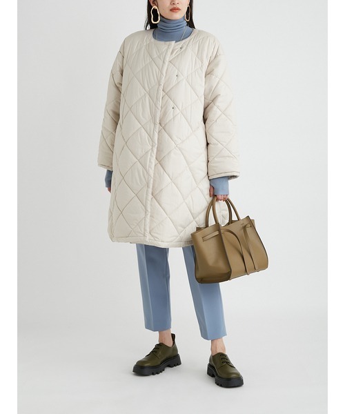 Mila Owen（ミラオーウェン）の「後ろゴムテーパードパンツ（スラックス・レディース・ダークネイビー/ピンク/ブルー/アイボリー・2/0/00/1）」の12枚目の写真