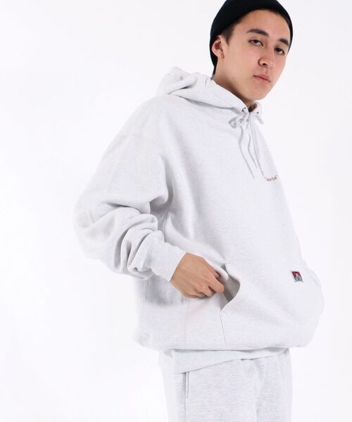 BEN DAVIS（ベンデイビス）の「【 BEN DAVIS （ ベンデイビス ）】HEAVY SWEAT HOODIE/ ヘビー スウェット パーカー（パーカー・メンズ・アイボリー/オレンジ系その他5/オレンジ/グリーン系その他/ブラック/カーキ/ロイヤルブルー/ホワイト/オフホワイト/グリーン系その他2/パープル系その他3/ネイビー/チャコール・MEDIUM/LARGE/X-LARGE/SMALL）」の14枚目の写真