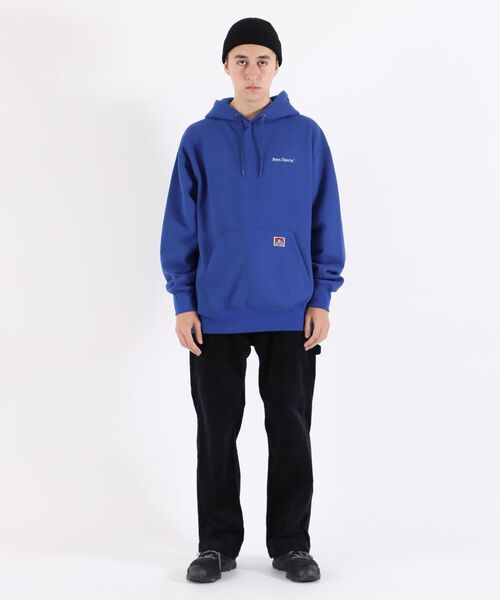 BEN DAVIS（ベンデイビス）の「【 BEN DAVIS （ ベンデイビス ）】HEAVY SWEAT HOODIE/ ヘビー スウェット パーカー（パーカー・メンズ・アイボリー/オレンジ系その他5/オレンジ/グリーン系その他/ブラック/カーキ/ロイヤルブルー/ホワイト/オフホワイト/グリーン系その他2/パープル系その他3/ネイビー/チャコール・MEDIUM/LARGE/X-LARGE/SMALL）」の19枚目の写真