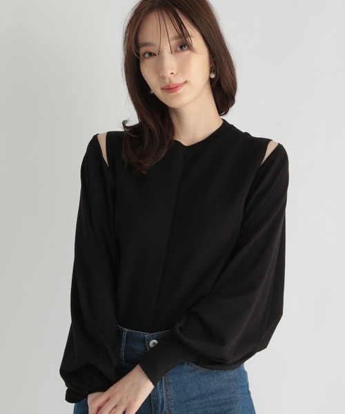 Andemiu（アンデミュウ）の「ボレロアンサンブル216839（アンサンブル・レディース・ブラック/ベージュ/グリーン・FREE）」の11枚目の写真