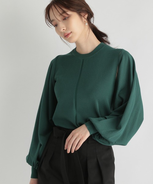 Andemiu（アンデミュウ）の「ボレロアンサンブル216839（アンサンブル・レディース・ブラック/ベージュ/グリーン・FREE）」の15枚目の写真