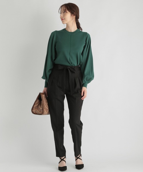 Andemiu（アンデミュウ）の「ボレロアンサンブル216839（アンサンブル・レディース・ブラック/ベージュ/グリーン・FREE）」の17枚目の写真