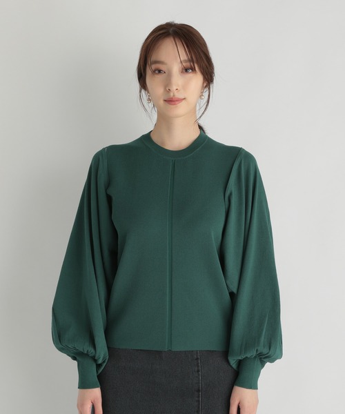 Andemiu（アンデミュウ）の「ボレロアンサンブル216839（アンサンブル・レディース・ブラック/ベージュ/グリーン・FREE）」の18枚目の写真