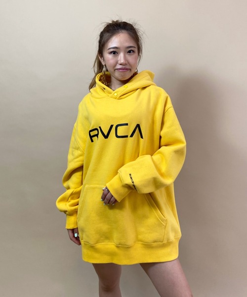 RVCA/ルーカビッグシルエットフロントロゴパーカーB044-024