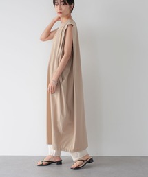 AMERICAN HOLIC | ショルダータックノースリーブカットワンピース(ワンピース)