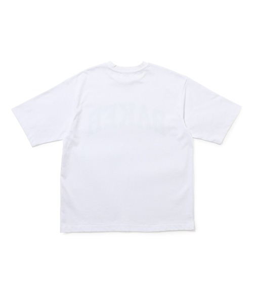 bonjour bonsoir（ボンジュール　ボンソワール）の「【bonjour bonsoir/ボンジュール・ボンソワール】BAKER カレッジビッグTシャツ（Tシャツ/カットソー・メンズ・ブラック/ベージュ/ホワイト・S/L/M）」の4枚目の写真