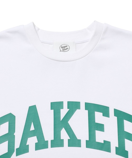 bonjour bonsoir（ボンジュール　ボンソワール）の「【bonjour bonsoir/ボンジュール・ボンソワール】BAKER カレッジビッグTシャツ（Tシャツ/カットソー・メンズ・ブラック/ベージュ/ホワイト・S/L/M）」の5枚目の写真